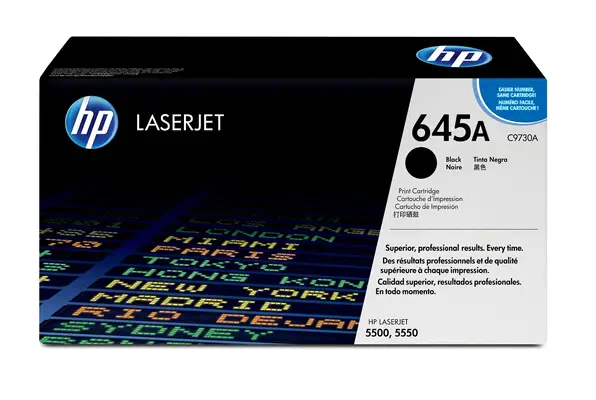 HP 645A toner LaserJet noir authentique - Toner - visuel 2