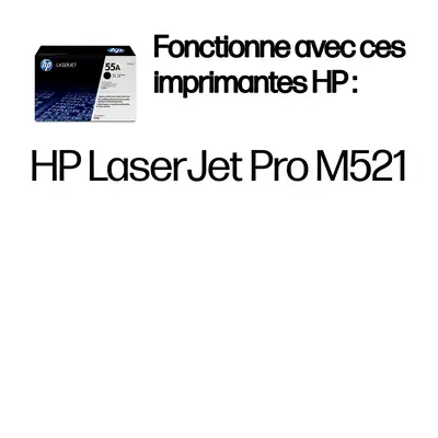 HP 55A toner LaserJet noir authentique - Toner - visuel 2