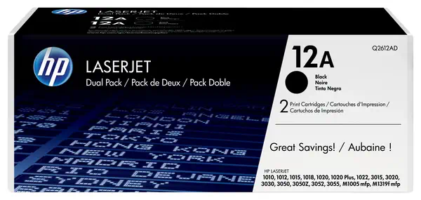 HP 12A pack de 2 toners LaserJet noir authentiques - Toner - visuel 9