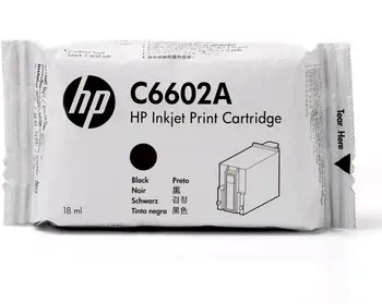 Achat Cartouches d'encre HP original TIJ 1.0 original Ink cartridge C6602A black sur hello RSE