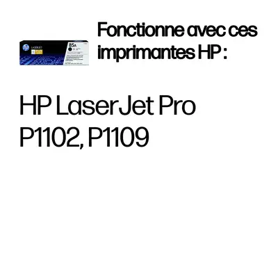 HP 85A toner LaserJet noir authentique - Toner - visuel 2