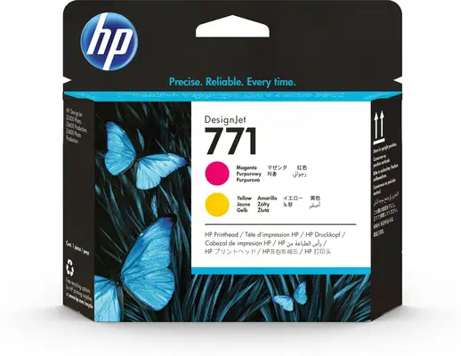 HP 771 tête d'impression DesignJet magenta/jaune - Autres consommables - visuel 1