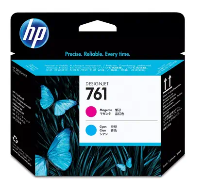 Vente HP 761 original printhead CH646A magenta and cyan HP au meilleur prix - visuel 2