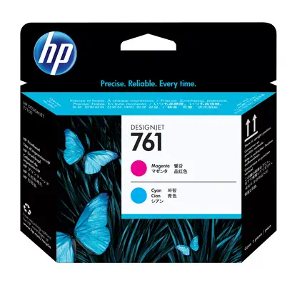 Achat HP 761 original printhead CH646A magenta and cyan 1-pack au meilleur prix