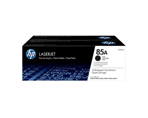 HP 85A pack de 2 toners LaserJet noir authentiques - Toner - visuel 1
