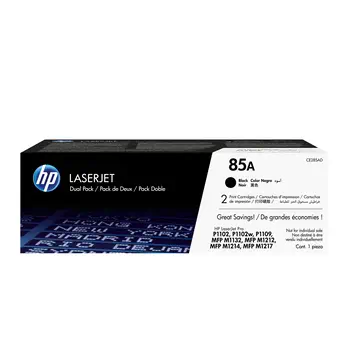 HP 85A pack de 2 toners LaserJet noir authentiques garantie