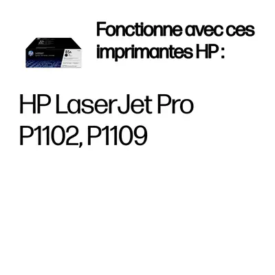 HP 85A pack de 2 toners LaserJet noir HP - visuel 1 - hello RSE - Une qualité et une fiabilité à toute épreuve