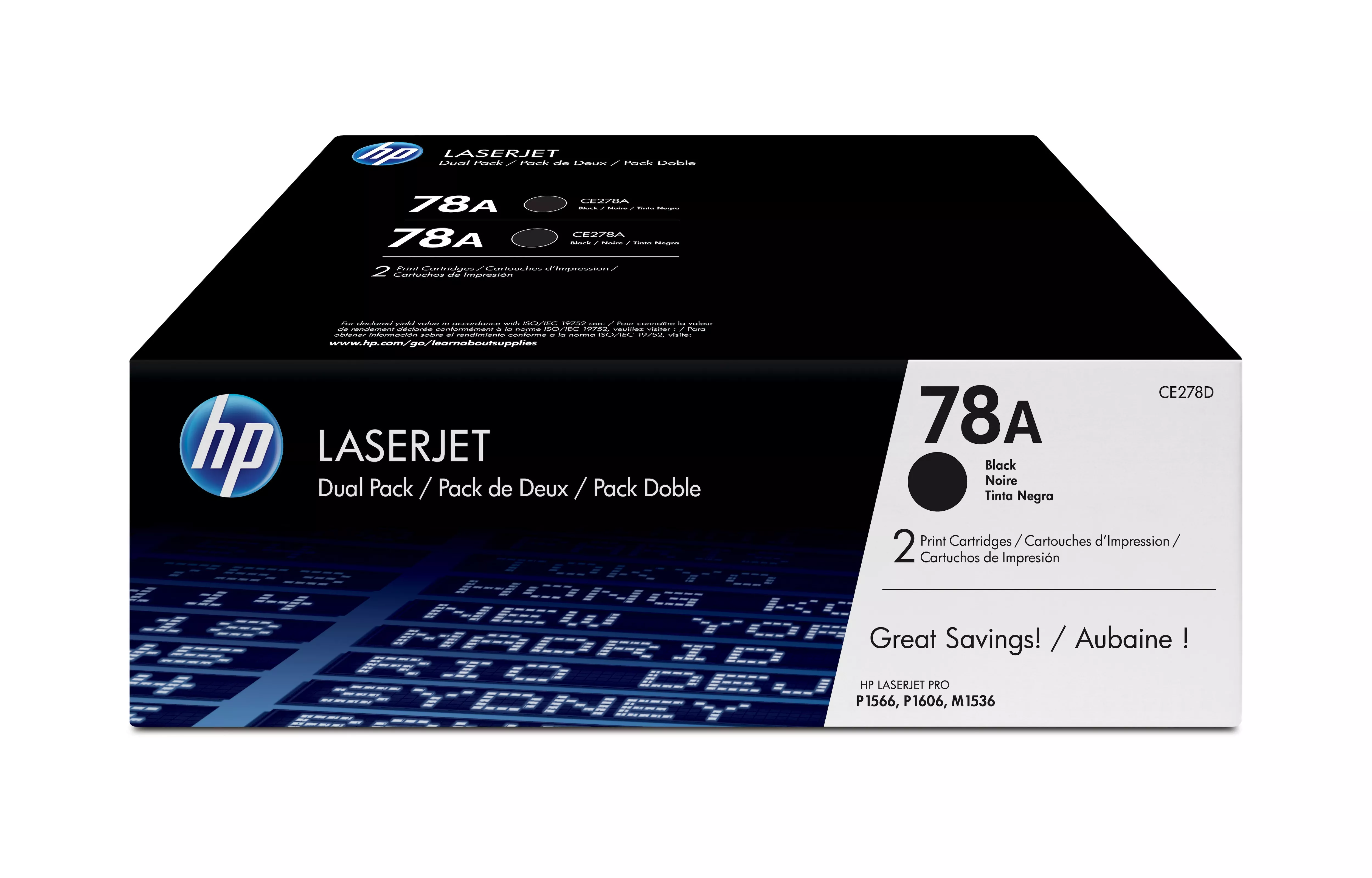 Achat HP 78A original LaserJet Toner cartridge CE278AD black au meilleur prix