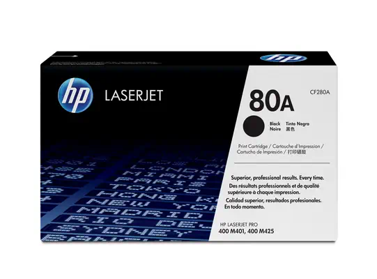 HP 80A toner LaserJet noir authentique - Toner - visuel 1