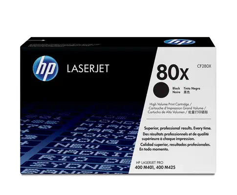 HP 80X toner LaserJet noir grande capacité authentique - Toner - visuel 1
