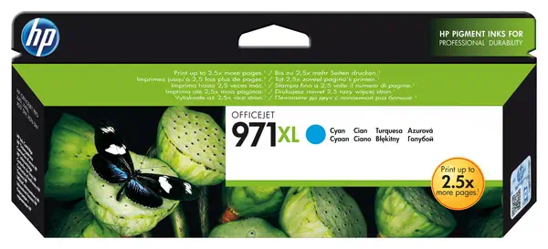 Vente Cartouches d'encre HP 971XL original Ink cartridge CN626A cyan sur hello RSE