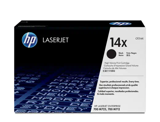 14X cartouche authentique de toner LaserJet noir grande capacité - HP - Toner - visuel 1