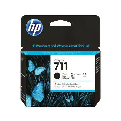 HP 711 cartouche d'encre DesignJet noir, 80 ml - Autres consommables - visuel 1