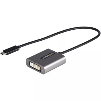 Achat Câble USB StarTech.com Adaptateur USB C vers DVI - Adaptateur Dongle USB-C vers DVI-D 1920x1200p - USB Type C vers Écrans/Affichages DVI - Convertisseur Graphique - Compatible Thunderbolt 3 - Câble Intégré 30cm