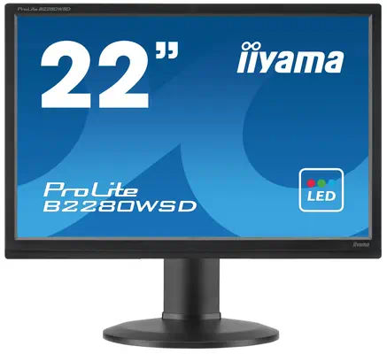 iiyama ProLite B2280WSD-B1 LED display 55,9 cm (22") 1680 x 1050 pixels Noir - Ecran Ordinateur - visuel 10