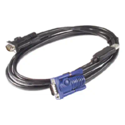 APC Câble USB pour commutateur KVM - 25 pi (7,6 m) - Accessoire Onduleur - visuel 3
