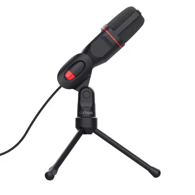Trust GXT 212 Noir, Rouge Microphone de PC - Casque Micro - visuel 6