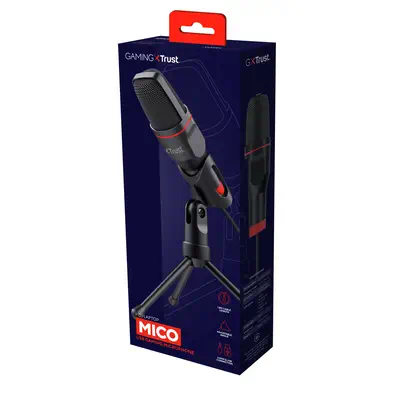 Trust GXT 212 Noir, Rouge Microphone de PC - Casque Micro - visuel 8