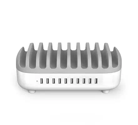 Compulocks 10PUSBDKS-UK Organiseur de station de chargement Autonome Gris, Blanc - Accessoires Tablette - visuel 4