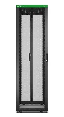 Baie EasyRack 600mm/42U/1100mm avec toit, panneau latéral, roulettes, noir - APC - Rack et Armoire - visuel 4