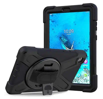 COQUE RENFORCEE AVEC BANDOULIERE, POIGNEE ROTATIVE ET PIED SUPPORT POUR LENOVO TAB M8 (TB-8705 / TB- - DLH - Etui et Housse - visuel 1