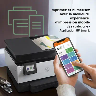 OfficeJet Pro 9019e Sans fil All-in-One Couleur Imprimante, Instant Ink; Impression recto-verso - HP - Multifonctions Jet d'encre - visuel 7