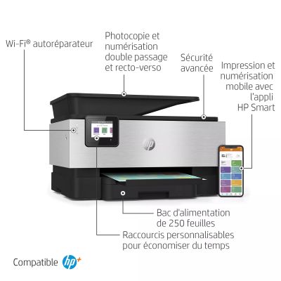 Vente Imprimante Tout-en-un HP OfficeJet Pro 9019e, Couleur, Imprimante HP au meilleur prix - visuel 10
