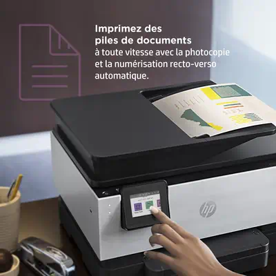 OfficeJet Pro 9019e Sans fil All-in-One Couleur Imprimante, Instant Ink; Impression recto-verso - HP - Multifonctions Jet d'encre - visuel 6