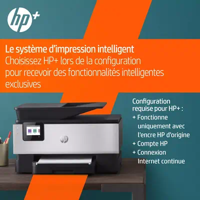 OfficeJet Pro 9019e Sans fil All-in-One Couleur Imprimante, HP - visuel 1 - hello RSE - Numérisation incroyable, désormais sur votre smartphone