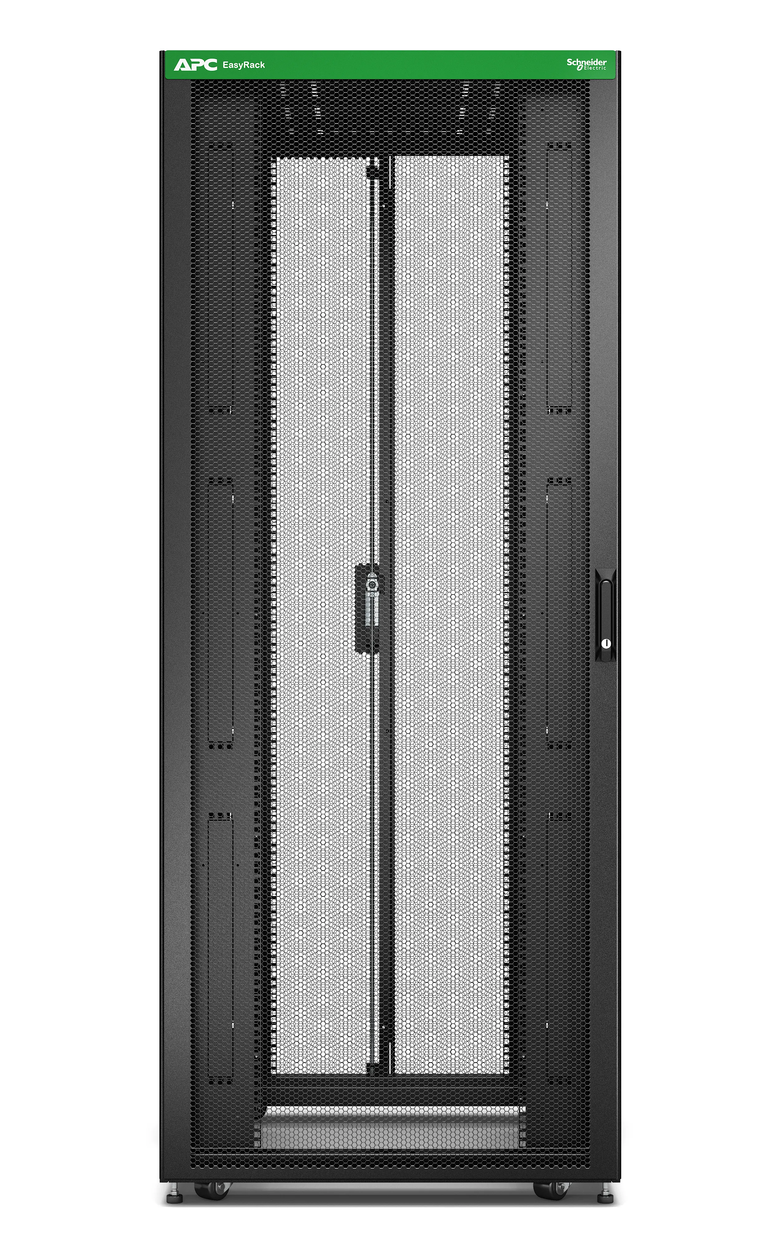 APC Easy Rack 42Ux800x1000 with Roof castors feet and - Rack et Armoire - visuel 3
