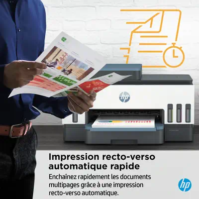 Smart Tank 7306 Sans fil All-in-One Couleur Imprimante, Impression recto-verso; copieur, scanner - HP - Autre Imprimante - visuel 6