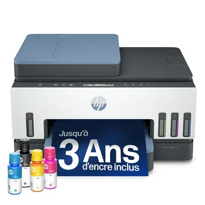 Smart Tank 7306 Sans fil All-in-One Couleur Imprimante, Impression recto-verso; copieur, scanner - HP - Multifonctions Jet d'encre - visuel 8