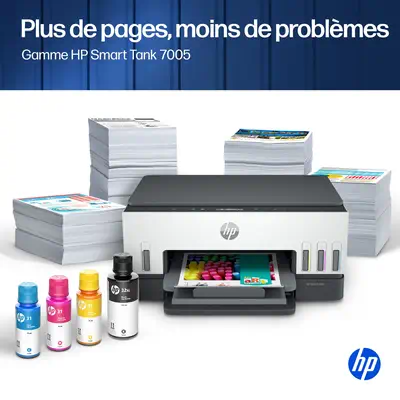 Smart Tank 7005 Sans fil All-in-One Couleur Imprimante, Impression recto-verso; copieur, scanner - HP - Multifonctions Jet d'encre - visuel 10