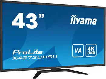 Livraison gratuite iiyama ProLite X4373UHSU-B1 écran plat de PC 108 cm (42.5") 3840 x 2160 pixels 4K Ultra HD Noir