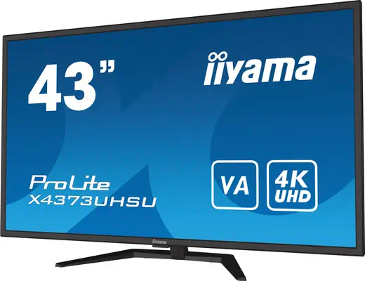 iiyama ProLite X4373UHSU-B1 écran plat de PC 108 cm (42.5") 3840 x 2160 pixels 4K Ultra HD Noir - Ecran Ordinateur - visuel 4