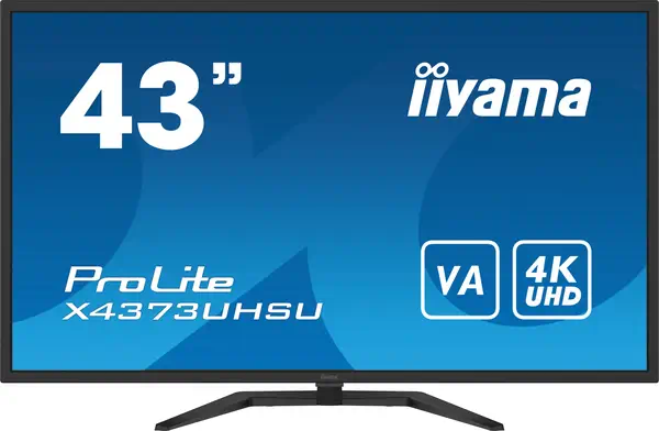 iiyama ProLite X4373UHSU-B1 écran plat de PC 108 cm (42.5") 3840 x 2160 pixels 4K Ultra HD Noir - Ecran Ordinateur - visuel 2