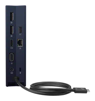 ASUS SimPro Dock 2 Avec fil Thunderbolt 3 Noir, Bleu - Asus - Station d'accueil pour portable - visuel 3