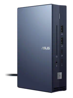 ASUS SimPro Dock 2 Avec fil Thunderbolt 3 Noir, Bleu - Asus - Station d'accueil pour portable - visuel 5
