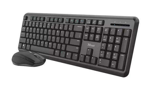 Trust TKM-350 clavier Souris incluse Universel RF sans fil AZERTY Français Noir - Clavier - visuel 2