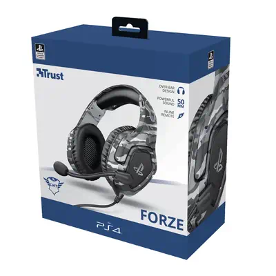 Trust GXT 488 Forze PS4 Casque Avec fil Arceau Jouer Noir, Gris - Casque Micro - visuel 7