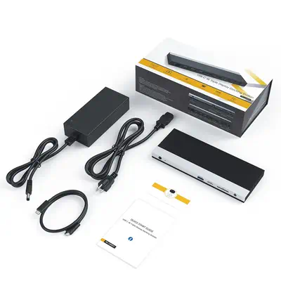 STATION D'ACCUEIL USB-C 4K TRIPLE AFFICHAGE AVEC POWER DELIVERY 100W - 2x DisplayPort / 1x HDMI - DLH - Station d'accueil pour portable - visuel 7