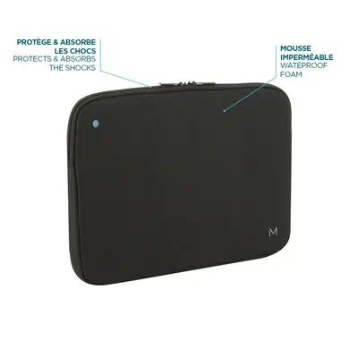 Mobilis 003065 sacoche d'ordinateurs portables 35,6 cm (14") Housse Noir - Sacoche & Housse - visuel 3