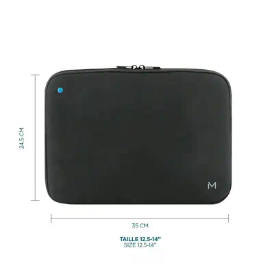 Mobilis 003065 sacoche d'ordinateurs portables 35,6 cm (14") Housse Noir - Sacoche & Housse - visuel 4
