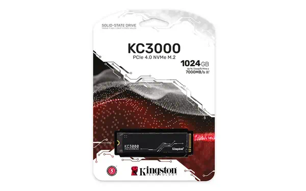 Kingston Technology 1024G KC3000 M.2 2280 NVMe SSD Kingston - visuel 1 - hello RSE - Dissipateur de chaleur à profil bas en aluminium-graphène