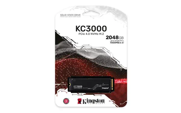 Kingston Technology 2048G KC3000 M.2 2280 NVMe SSD Kingston - visuel 1 - hello RSE - Dissipateur de chaleur à profil bas en aluminium-graphène