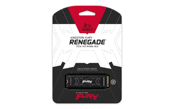 2000G FURY RENEGADE M.2 2280 NVMe SSD Kingston - visuel 1 - hello RSE - Dissipateur de chaleur fin en aluminium-graphène