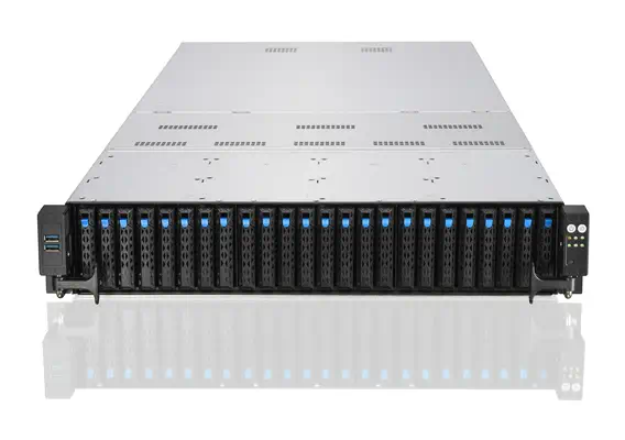 ASUS RS720A-E11-RS24U Socket SP3 Rack (2 U) Argent - Asus - Serveur NAS - visuel 1