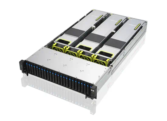 ASUS RS720A-E11-RS24U Socket SP3 Rack (2 U) Argent - Asus - Serveur NAS - visuel 4