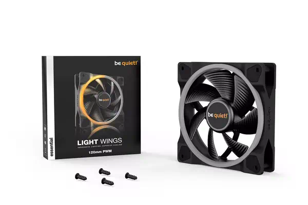 be quiet! Light Wings 120 mm PWM | Ventilateur PC ARGB - Refroidissement PC - visuel 5