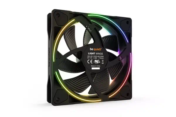 Light Wings 120 mm PWM | Ventilateur PC ARGB, Pack de 3 - be quiet! - Refroidissement PC - visuel 3